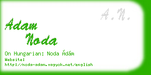 adam noda business card